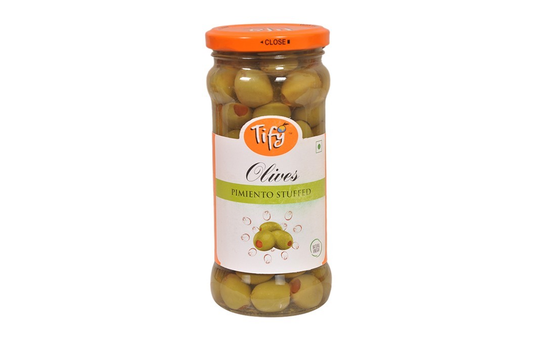 Tify Olives Pimiento Stuffed    Glass Jar  350 grams